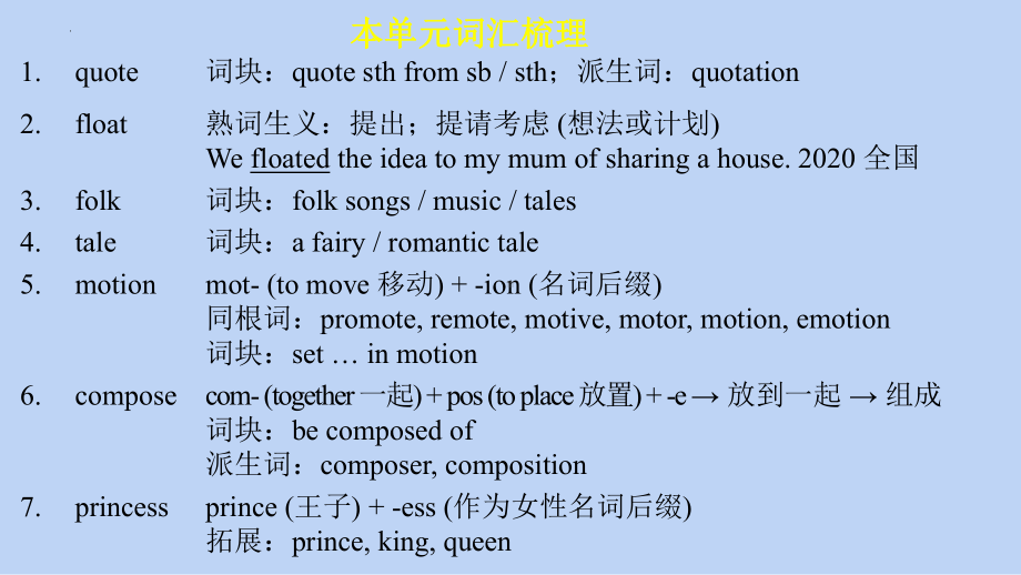 Unit 4 单词用法趣味讲解1 ppt课件-(2022）新外研版高中《英语》选择性必修第一册.pptx_第2页