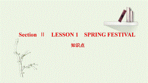 Unit 3 Celebrations Lesson 1 知识点课件-（2022）新北师大版《高中英语》必修第一册.pptx