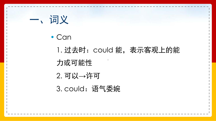 高中英语情态动词课件-（2022）新北师大版《高中英语》必修第一册.pptx_第2页