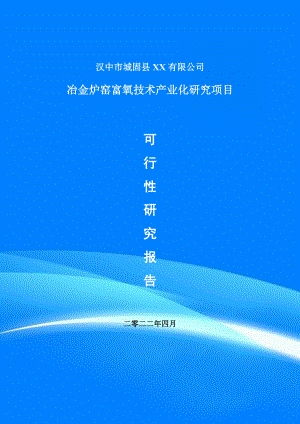 冶金炉窑富氧技术产业化研究项目可行性研究报告建议书.doc