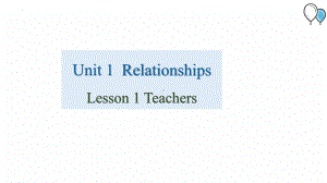 Unit1 Lesson 1 Teachers 课件 --（2022）新北师大版《高中英语》选择性必修第一册.pptx