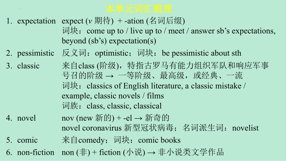 Unit 6 Lesson 1 From Page to Screen 词汇课件-（2022）新北师大版《高中英语》选择性必修第二册.pptx_第2页