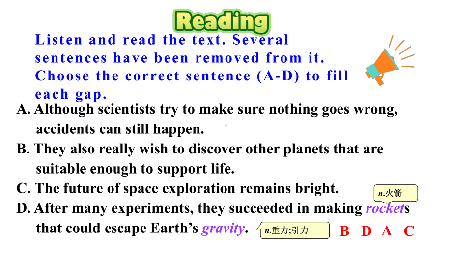 Unit 4 Reading and Thinking Post-reading ppt课件-(2022)高中英语新人教版（新教材）必修第三册.pptx_第2页