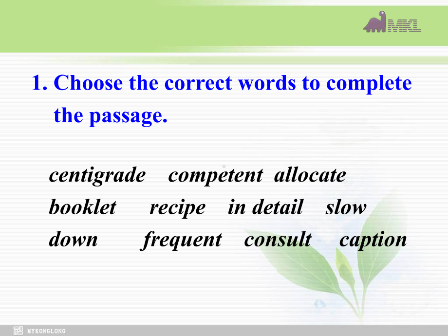 英语：Unit 4Learning efficiently-Learning about language课件 新人教选修10学习培训课件.ppt_第2页