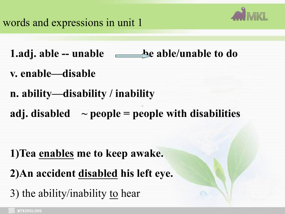 选修七 1.7《Unit 1　words and expressions 》学习培训课件.ppt_第3页