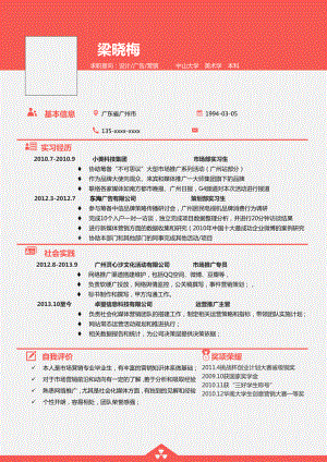 （精品简历模板）美术学专业个人简历模板.docx