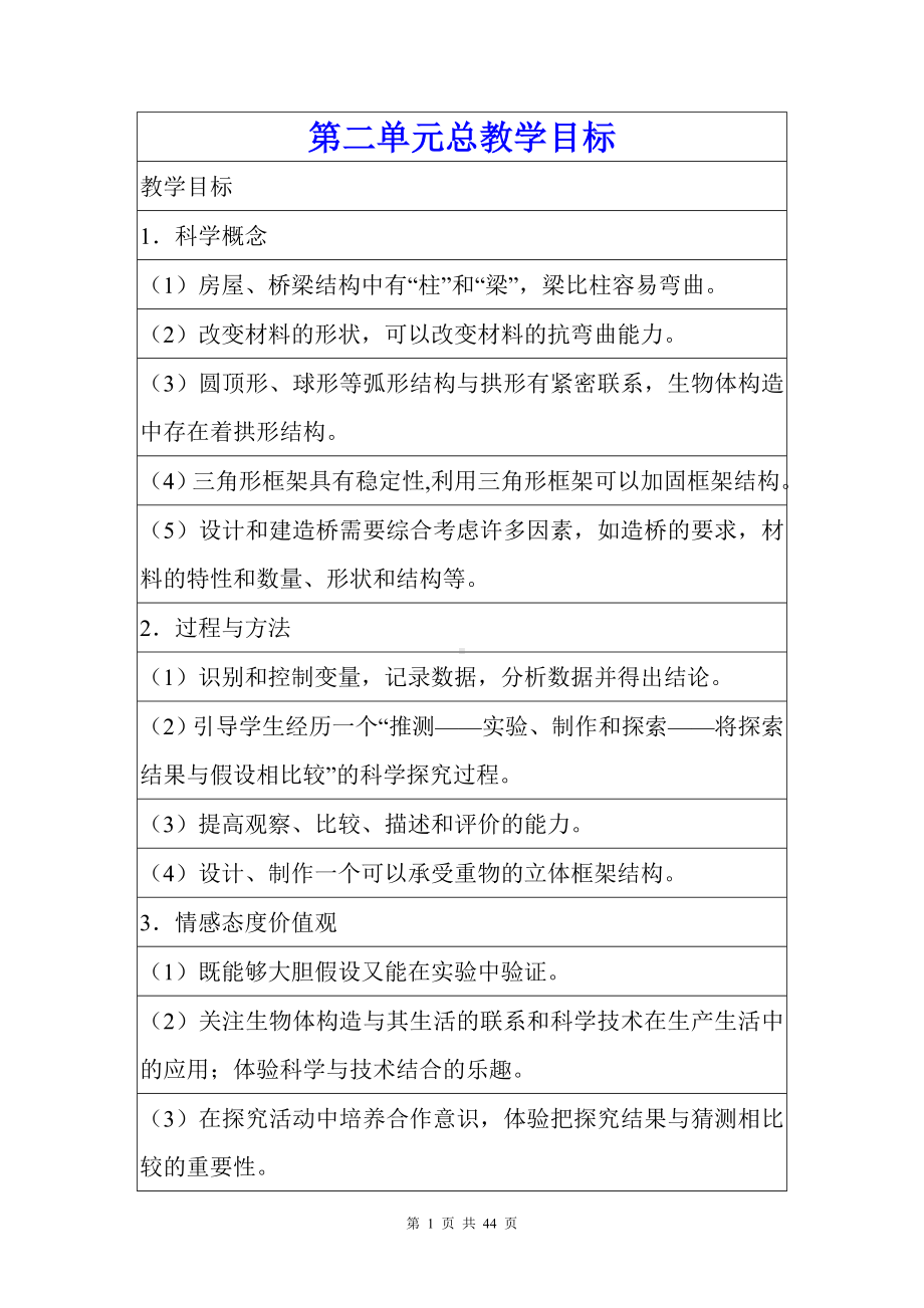 新教科版科学六上第二单元优质教学设计.doc_第1页