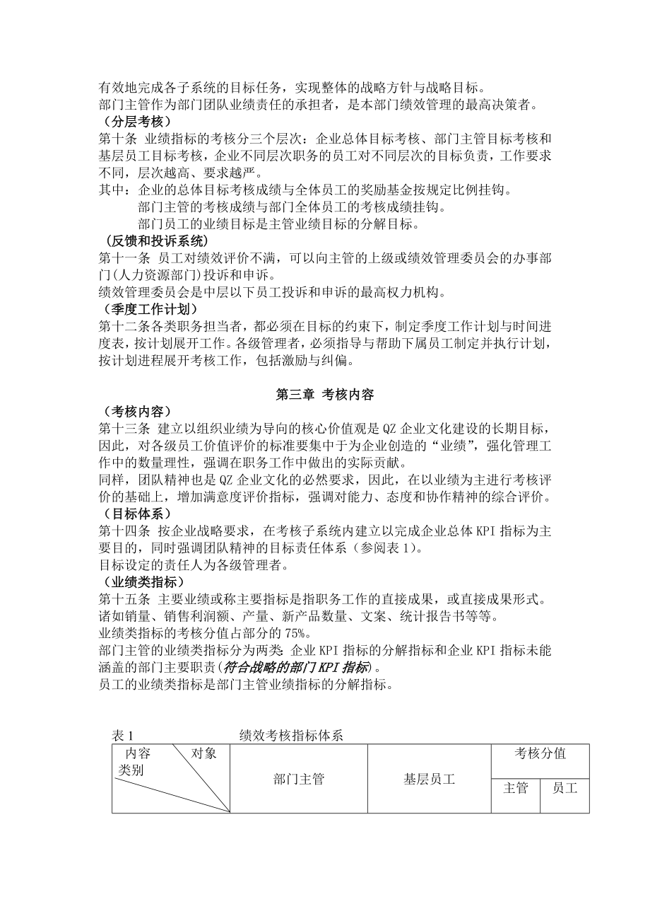 QZ集团公司绩效考核制度.docx_第2页