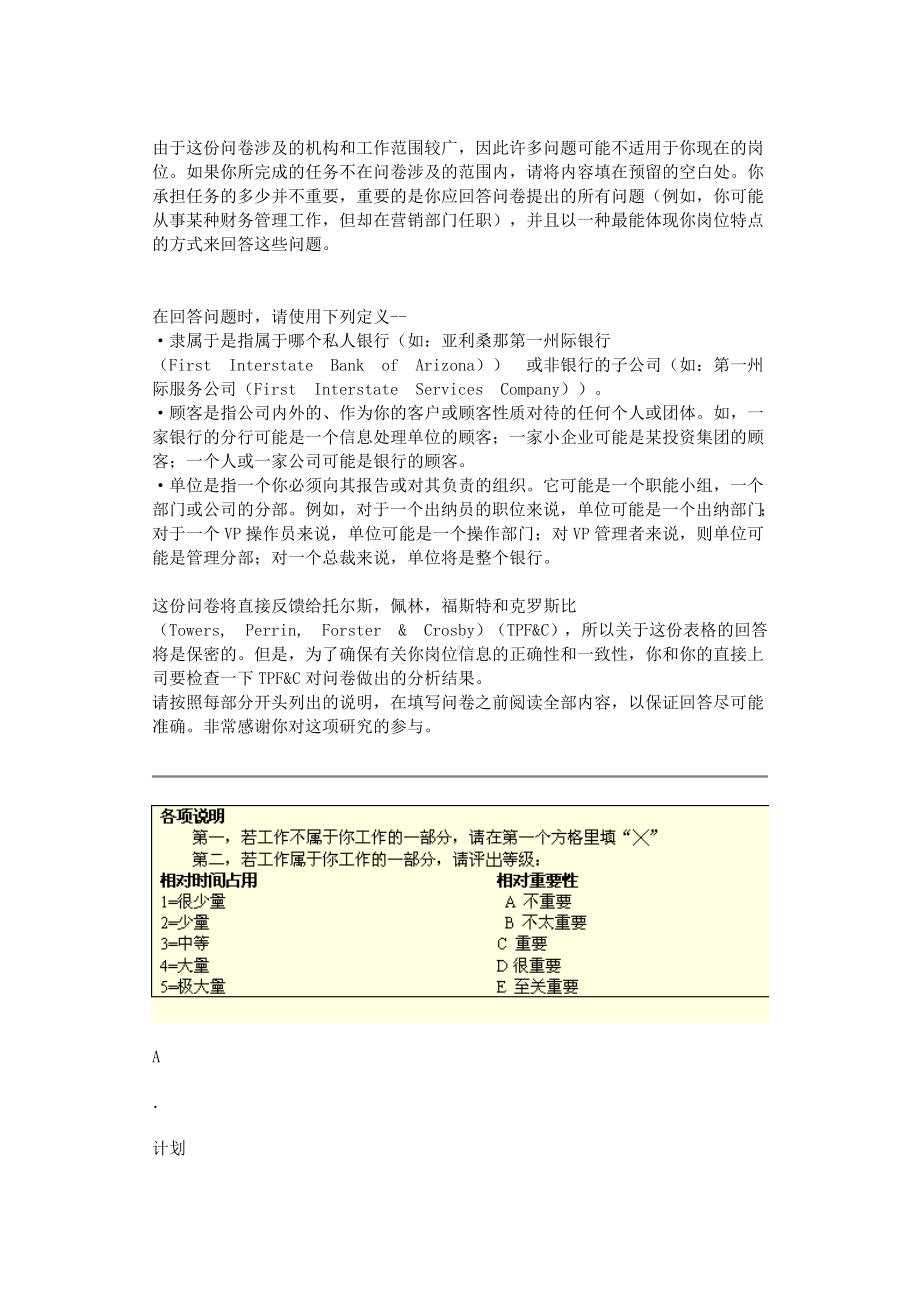 工作分析问卷调查表(第一洲际银行）04.docx_第2页