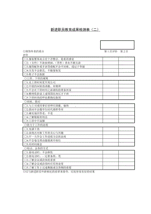 新进职员教育成果检测表04.docx