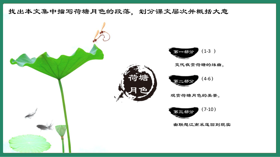 14.2《荷塘月色》ppt课件17张 2022-2023学年统编版高中语文必修上册.pptx_第3页