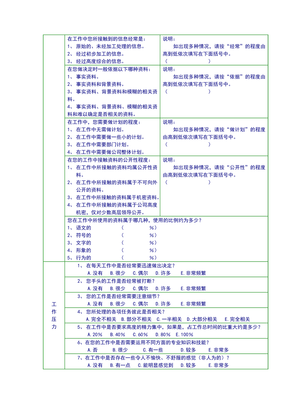 员工工作分析调查问卷06.docx_第3页