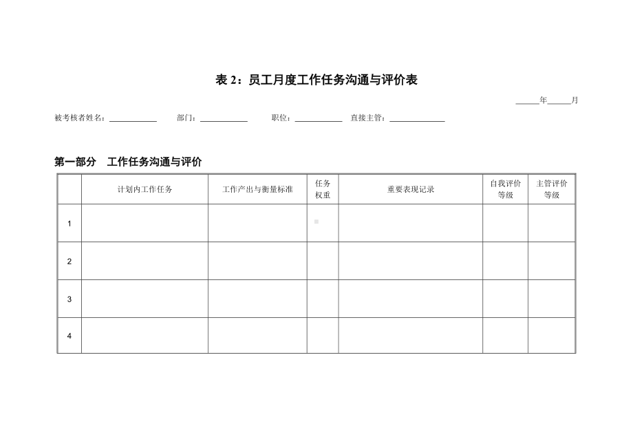 某集团员工-月度-计划&评价表.docx_第1页