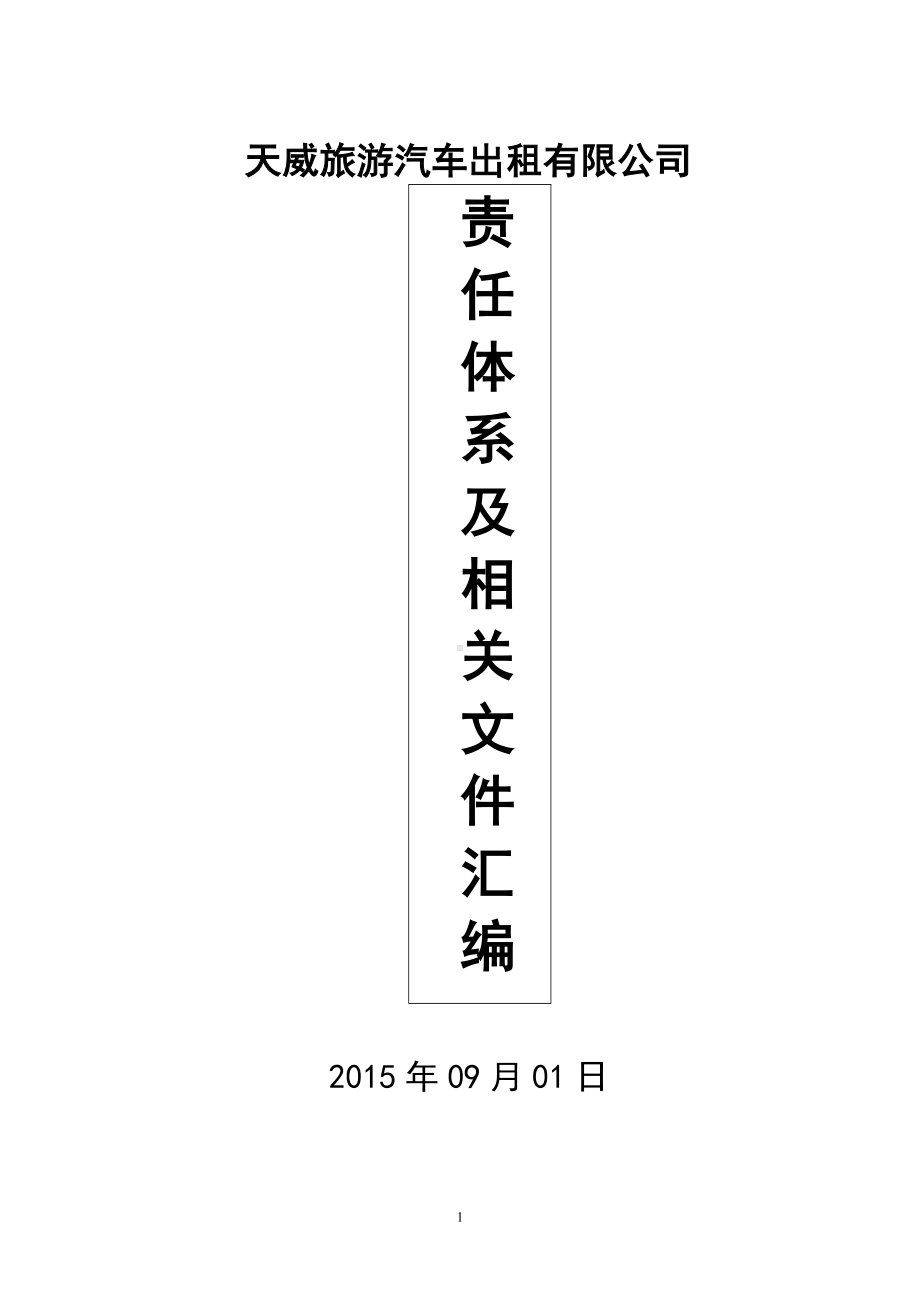 道路旅客运输企业责任体系及相关文件汇编参考模板范本.doc_第1页