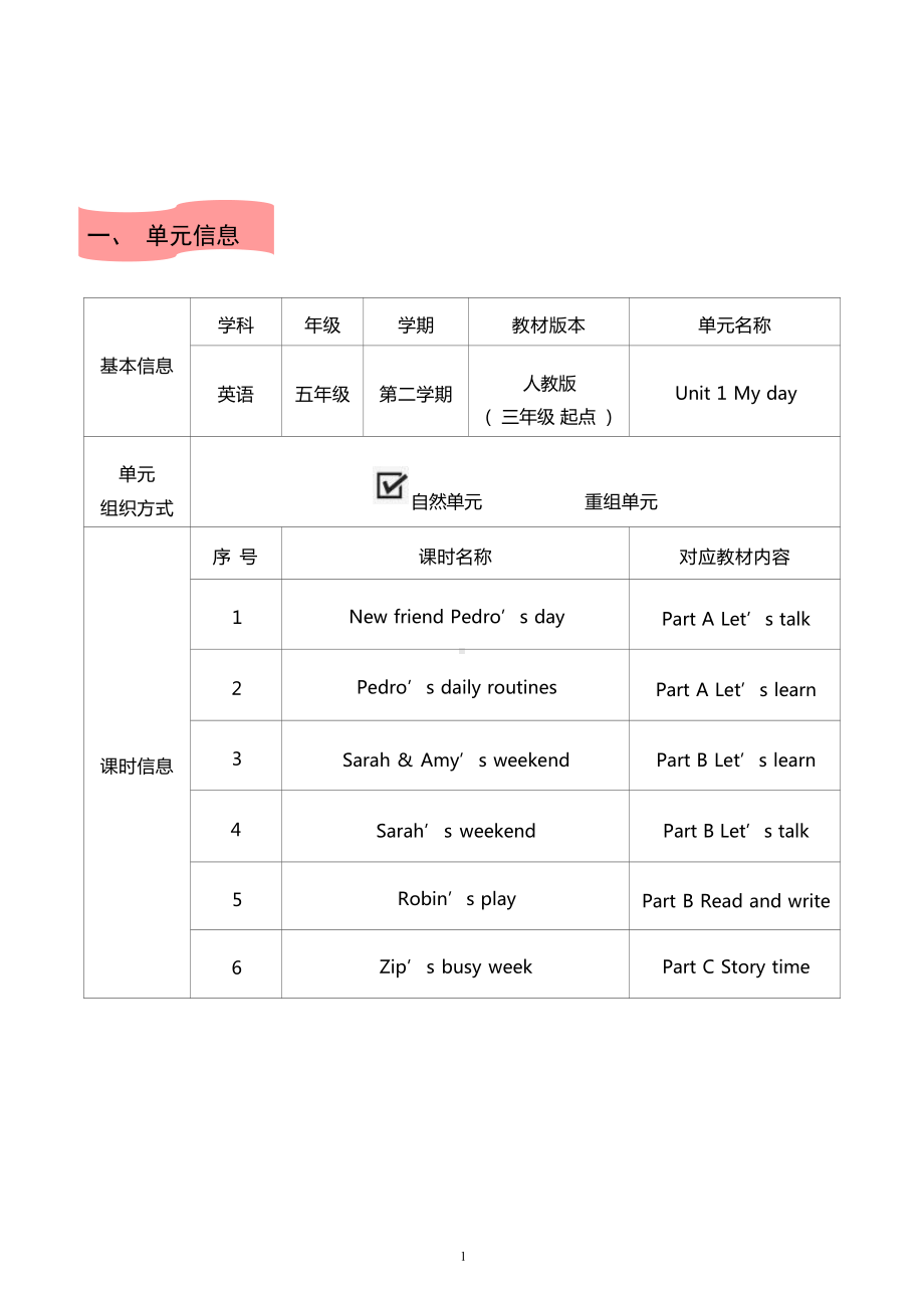 [信息技术2.0微能力]：小学五年级英语上（第一单元）Pedro's daily routines-中小学作业设计大赛获奖优秀作品[模板]-《义务教育英语课程标准（2022年版）》.docx_第2页