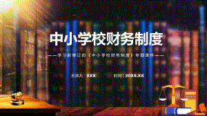 学习解读2022年中小学校财务制度实用PPT课件.pptx