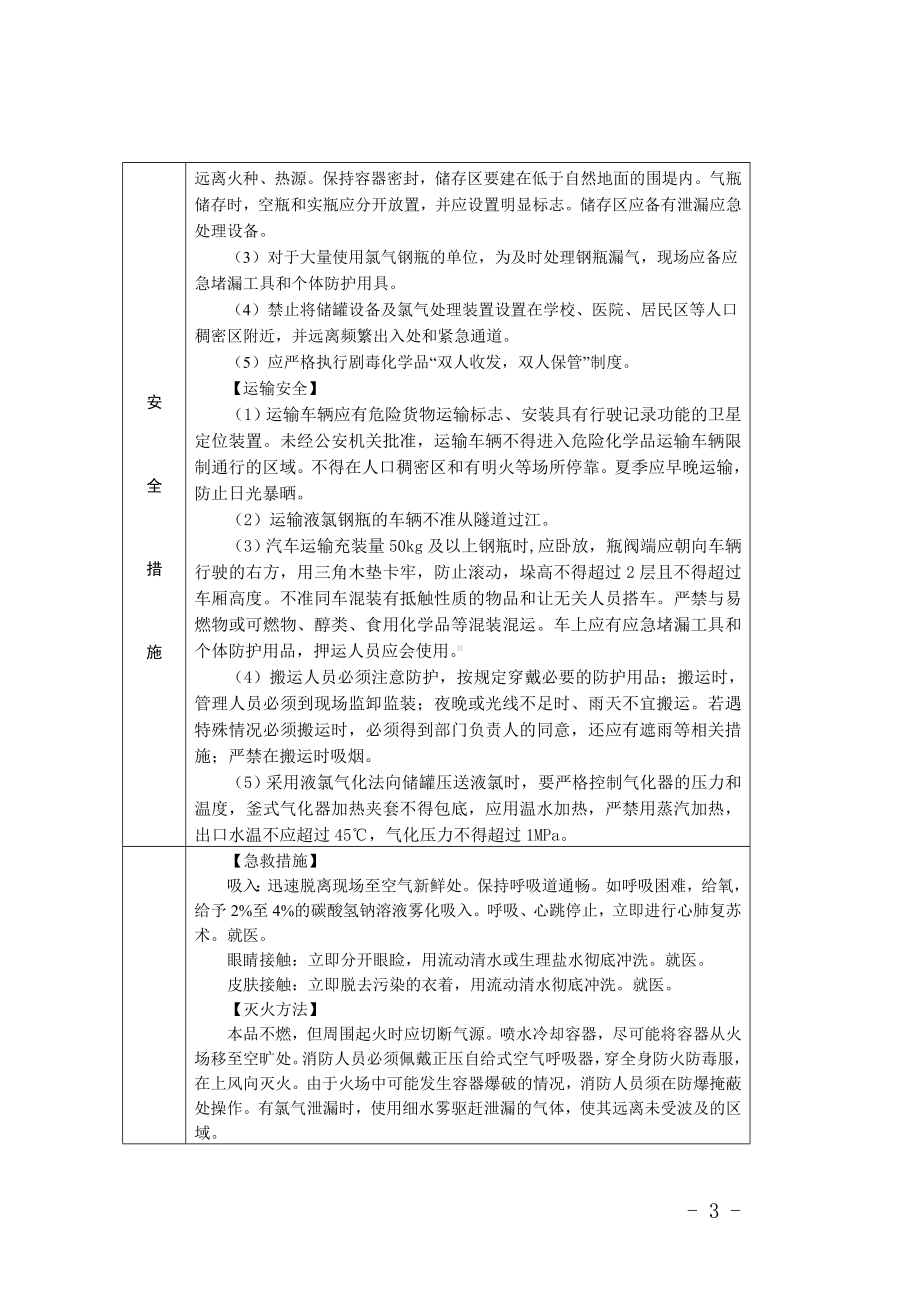 处置危险化学品事故注意事项及重点危险化学品应急处置原则参考模板范本.doc_第3页