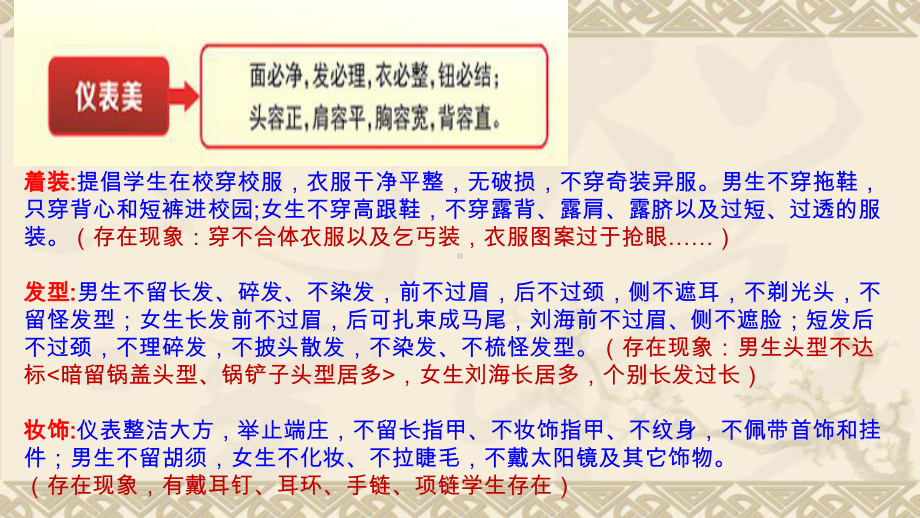 “尚美正品 知礼雅行”中学生行为习惯养成教育ppt课件.pptx_第3页