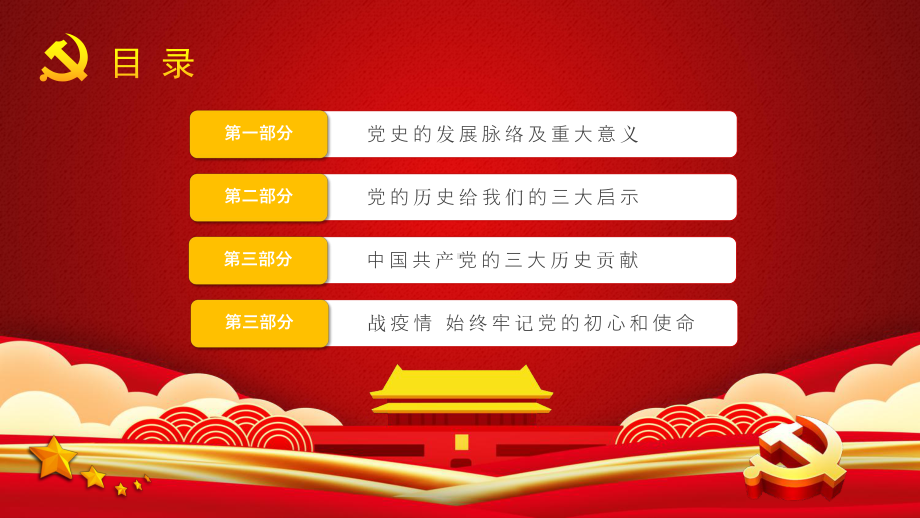 建党一百周年不忘初心永远跟党走-班级教育主题班会ppt课件（共20张ppt）.pptx_第3页