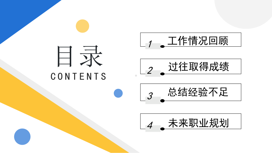 简约黄蓝2022部门述职汇报PPT通用模板.pptx_第2页