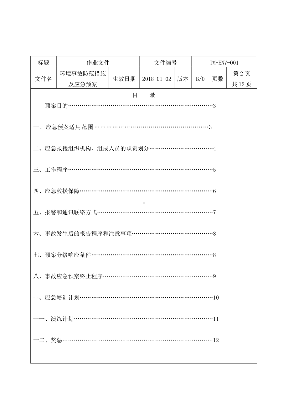 环保事故防范措施及应急预案参考模板范本.doc_第2页