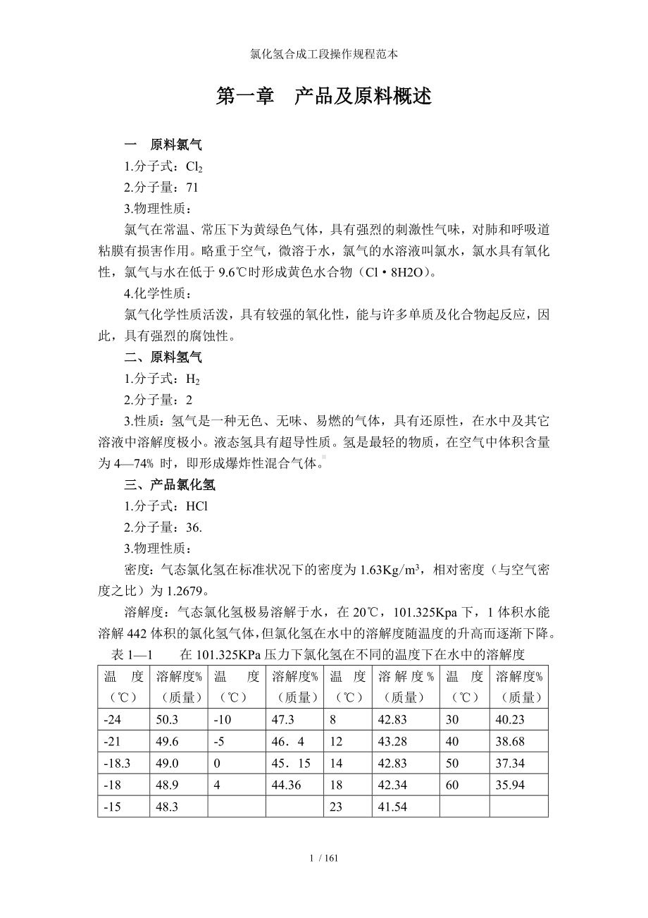 氯化氢合成工段操作规程模板范本.doc_第1页