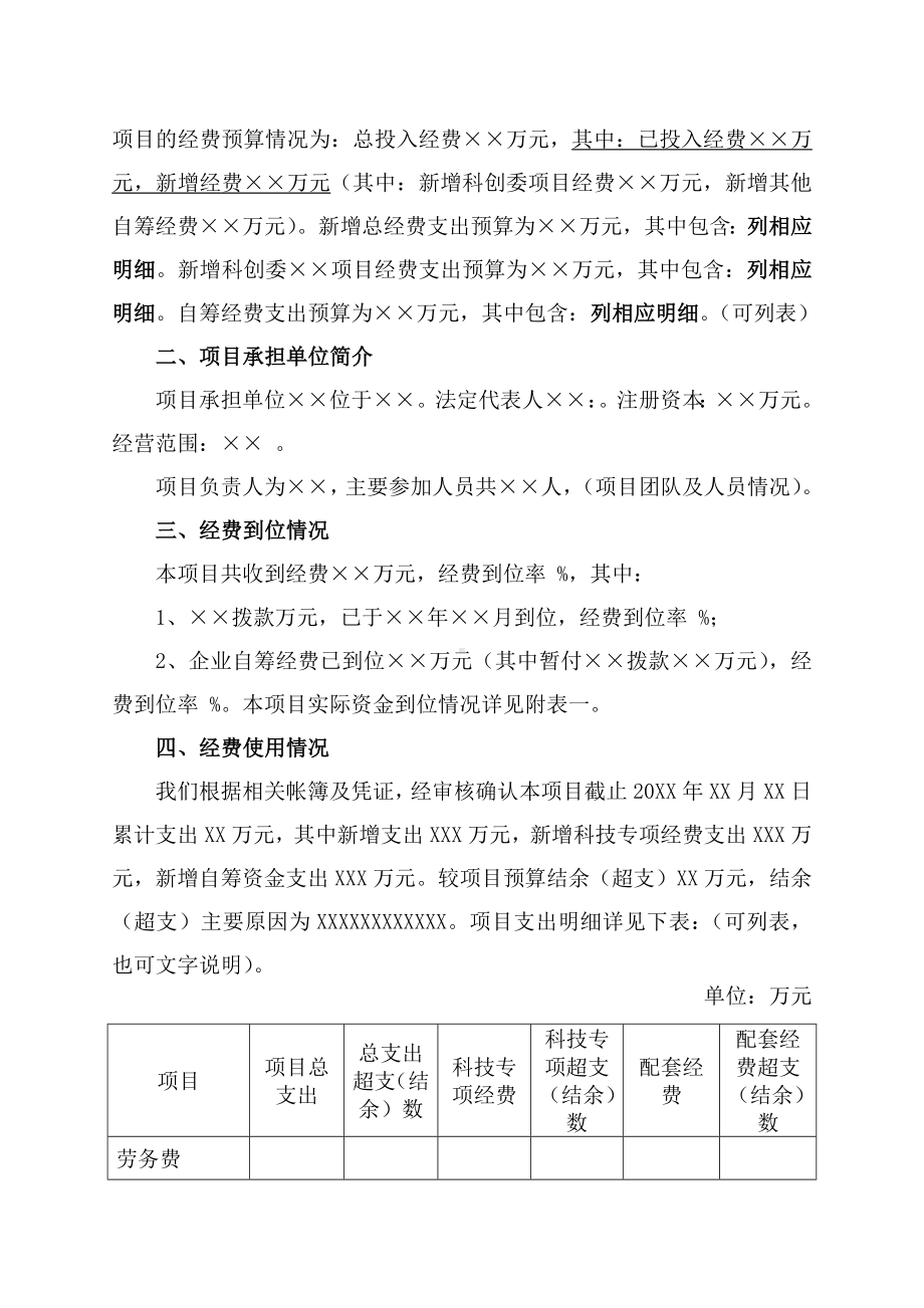 科技项目专项资金审计报告参考模板范本.doc_第2页