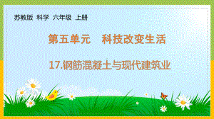 新苏教版2022-2023六年级科学上册第五单元第17课《钢筋混凝土与现代建筑业》课件.pptx