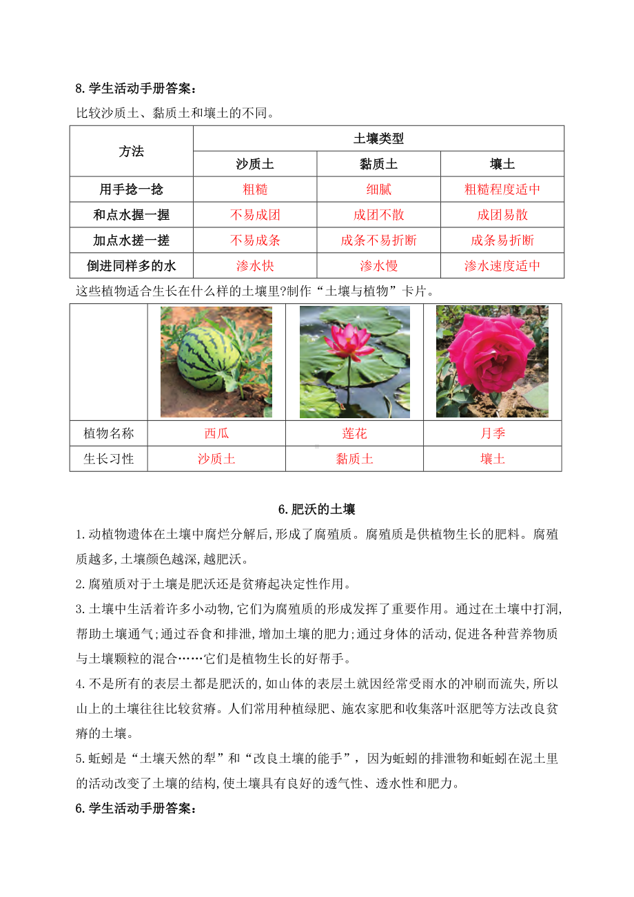 2022秋最新苏教版三年级上册科学第2-3单元知识点整理.docx_第3页