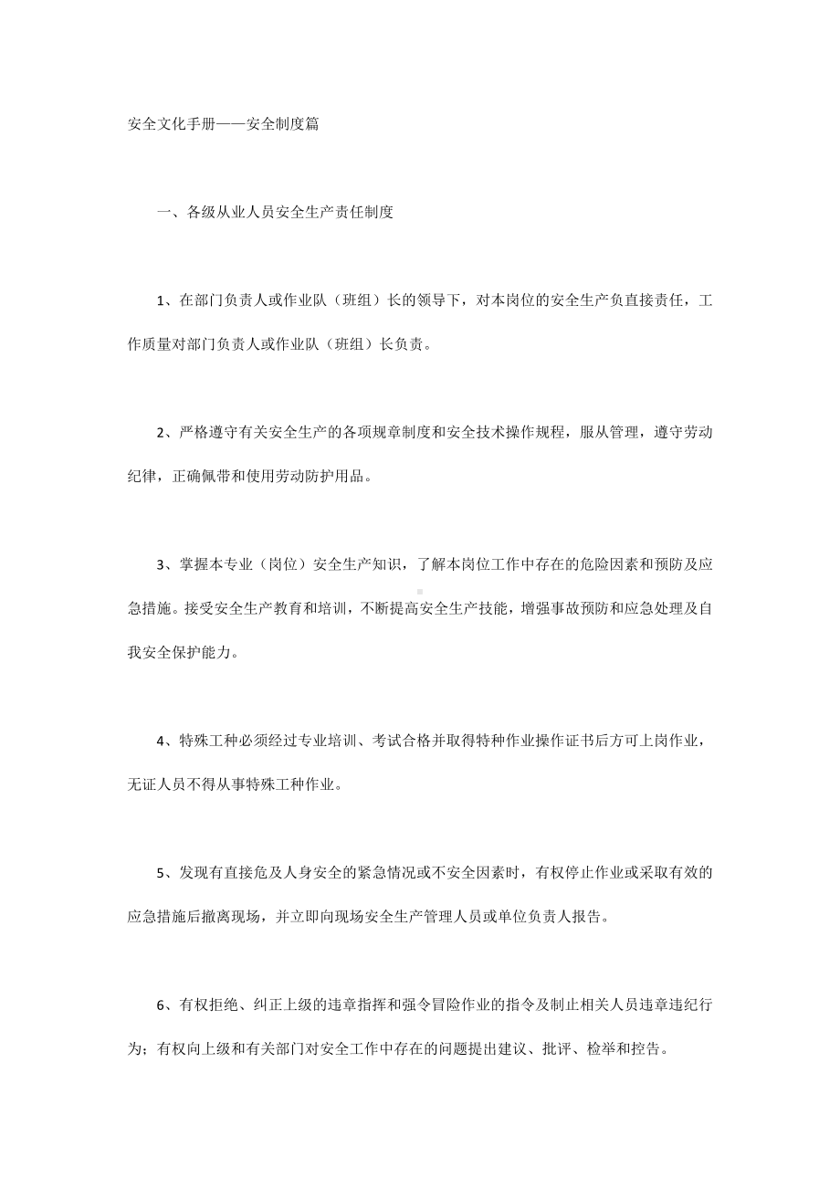 安全文化手册-安全制度篇.docx_第1页