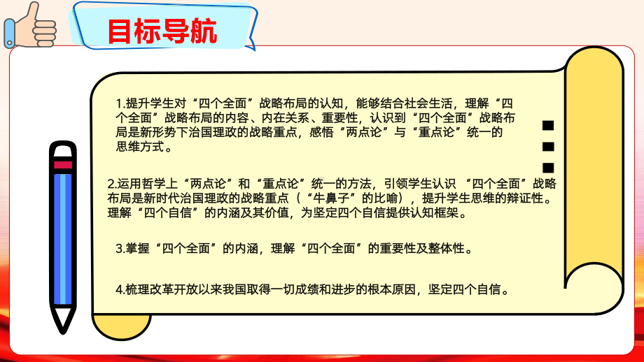 3.2 协调推进“四个全面”战略布局 ppt课件-《习近平新时代中国特色社会主义思想学生读本》（初中）.pptx_第2页