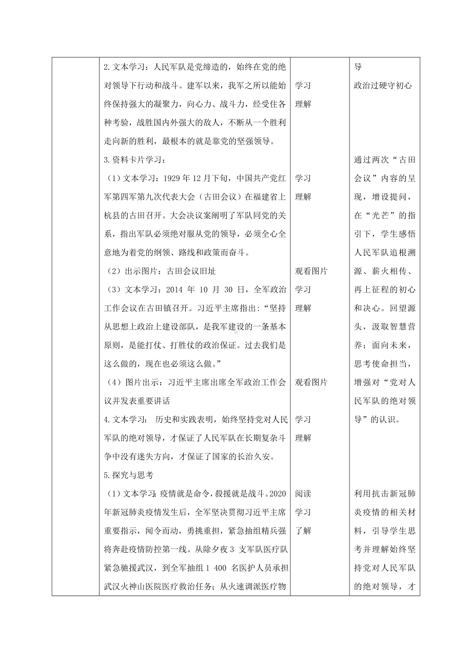 6.2 军强才能国安 教案-《习近平新时代中国特色社会主义思想学生读本》（初中）.doc_第2页