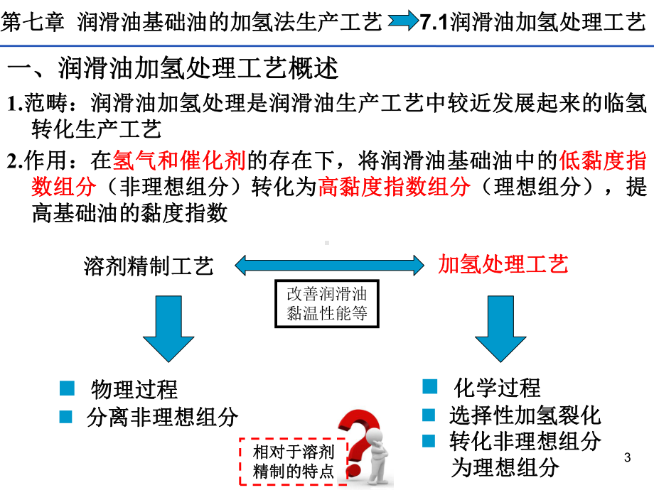 润滑油及其工艺教学第七章润滑油基础油的加氢法生产工艺课件.ppt_第3页