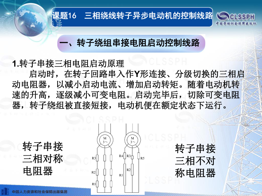 电子课件《电力拖动控制线路与技能训练(第五版)》A041153课题16三相绕线转子异步电动机的控制线路.ppt_第3页