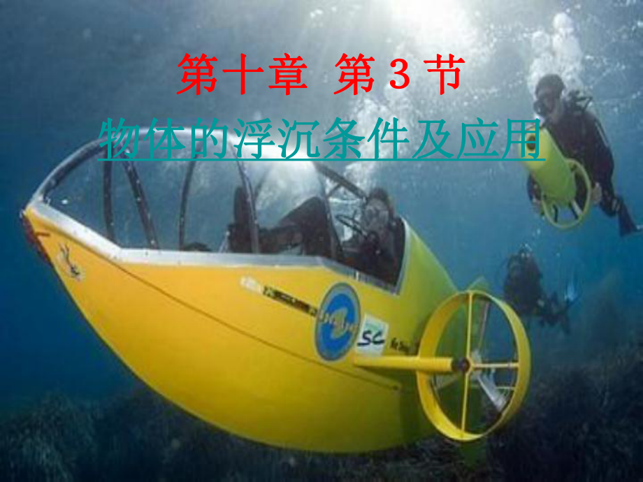 物体的浮沉条件及应用课件2.ppt_第2页