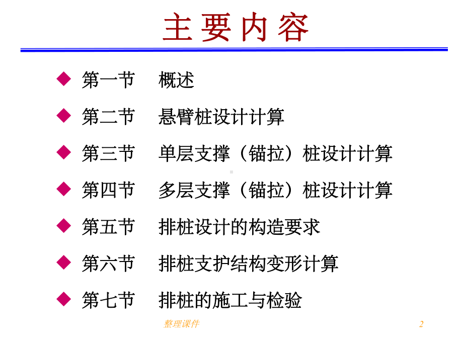 深基坑工程-第七章排桩多层支撑桩课件.ppt_第2页