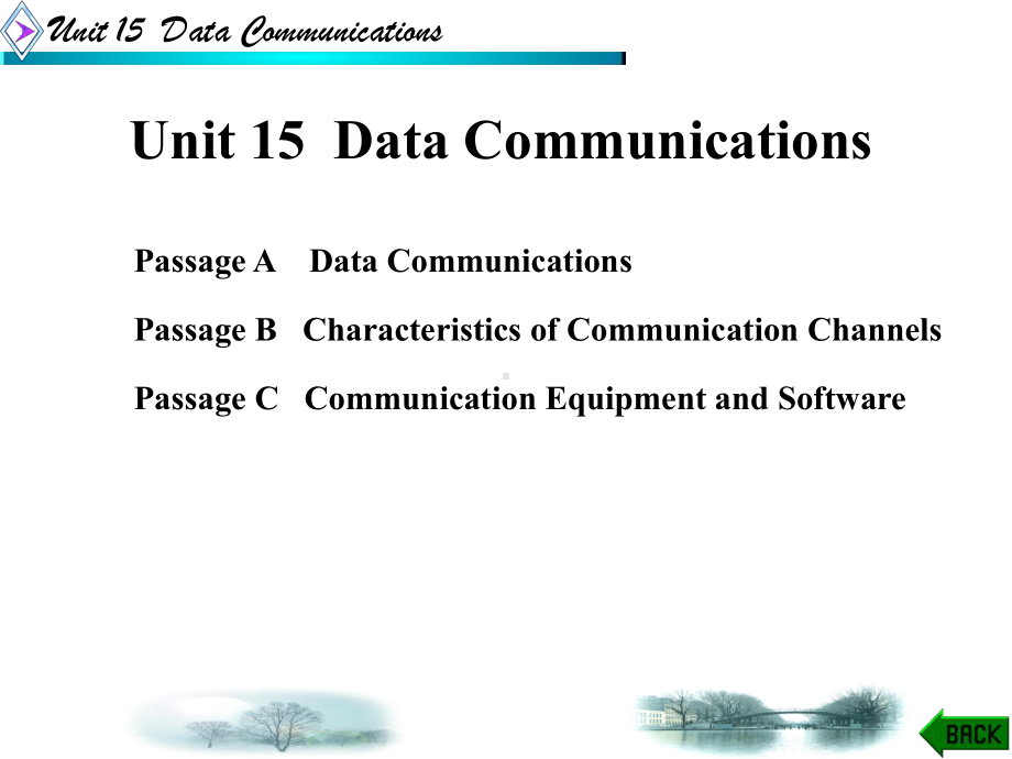 电子信息类专业英语(西电第二版)Unit15DataCommunications课件.ppt_第1页