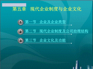 现代企业制度及公司治理结构课件.pptx