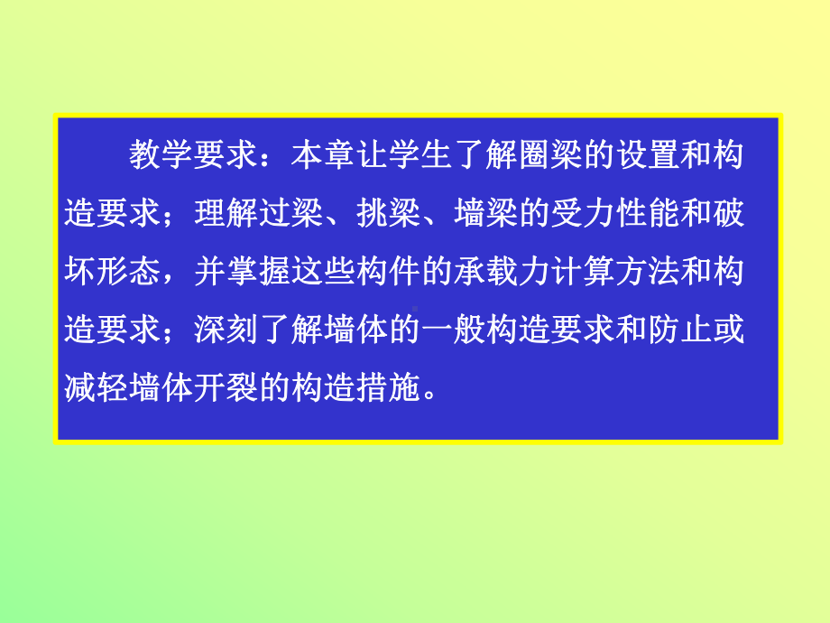 砌体结构第6章过梁、圈梁、挑梁和墙梁课件.ppt_第2页