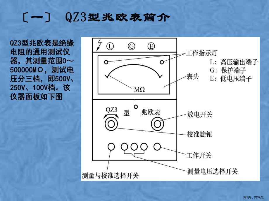 电缆绝缘电阻接地电阻的测试和电缆测试仪课件.pptx_第2页