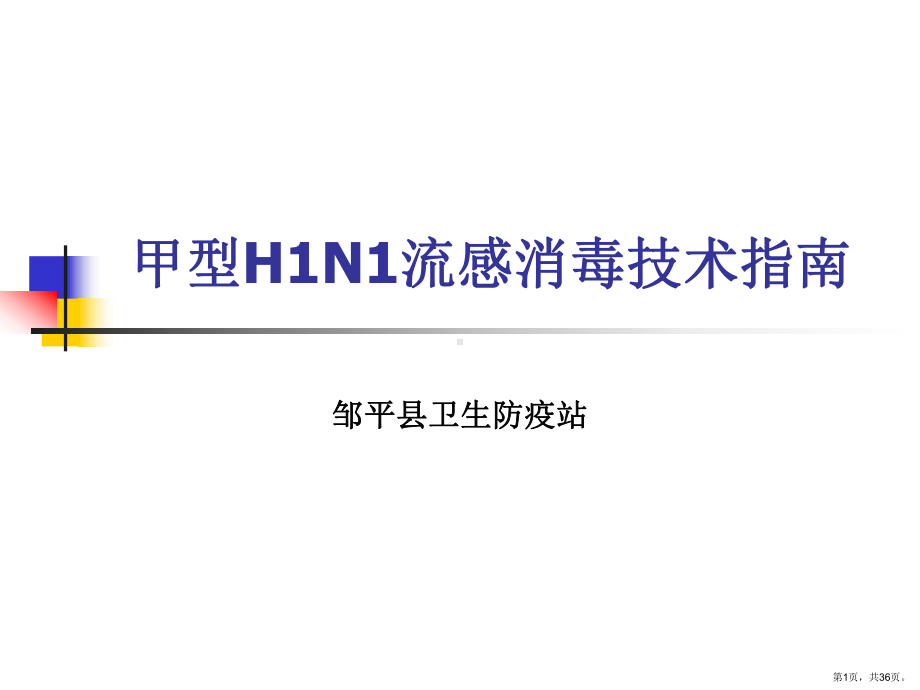 甲型H1N1流感消毒技术指南课件2.ppt_第1页