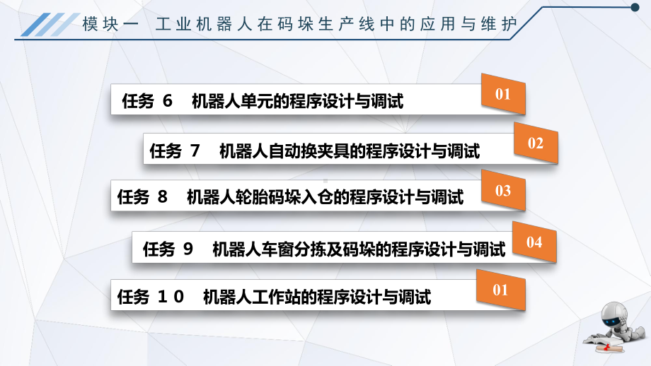 电子课件《工业机器人应用技术(ABB西门子)》A043414模块一工业机器人在码垛生产线中的应用与维护.ppt_第2页