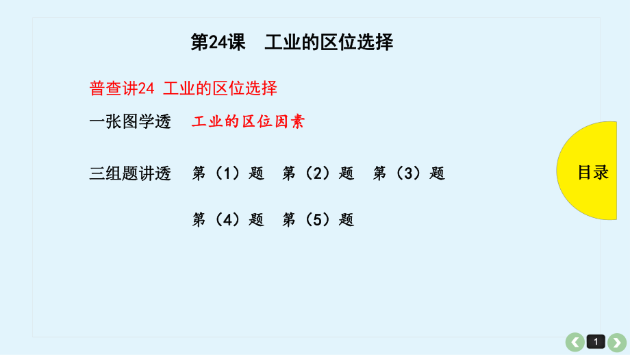 第24课工业的区位选择课件.pptx_第1页