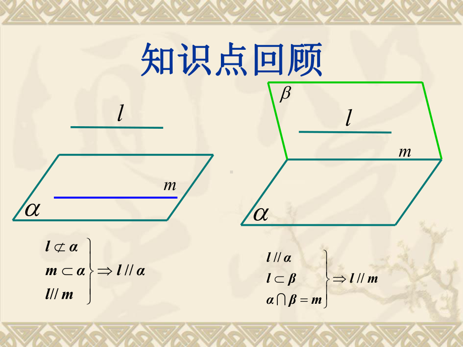 直线和平面平行与平面和平面平行版课件.ppt_第3页