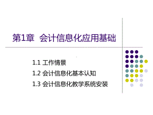 用友U8财务业务一体化应用第1章会计信息化应用基础课件.ppt