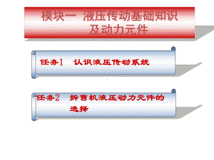 电子课件《液压传动与气动技术(第二版)》B018080资源包模块一1.ppt