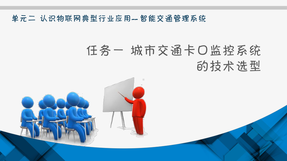 电子教案《物联网工程导论》单元二任务一城市交通卡口监控系统的技术选型课件.ppt_第1页