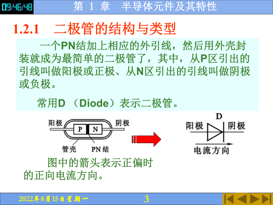 电子教案电子技术(第5版)教学资源42550第1章二极管电子课件.pptx_第3页