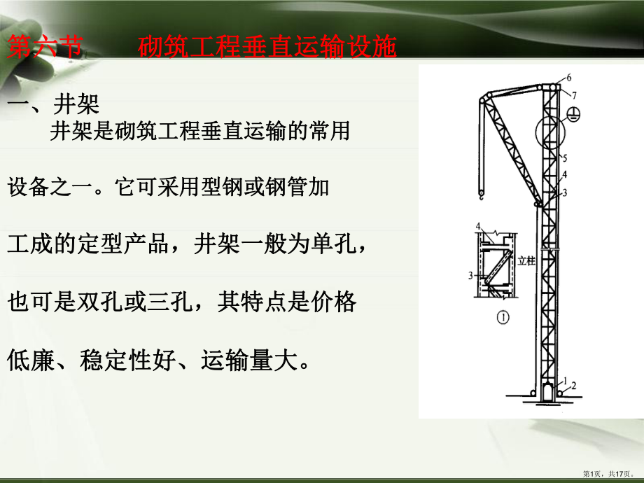 砌筑工程垂直运输设施分解课件.ppt_第1页