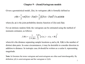 空间统计ch9variogram精品课件.ppt